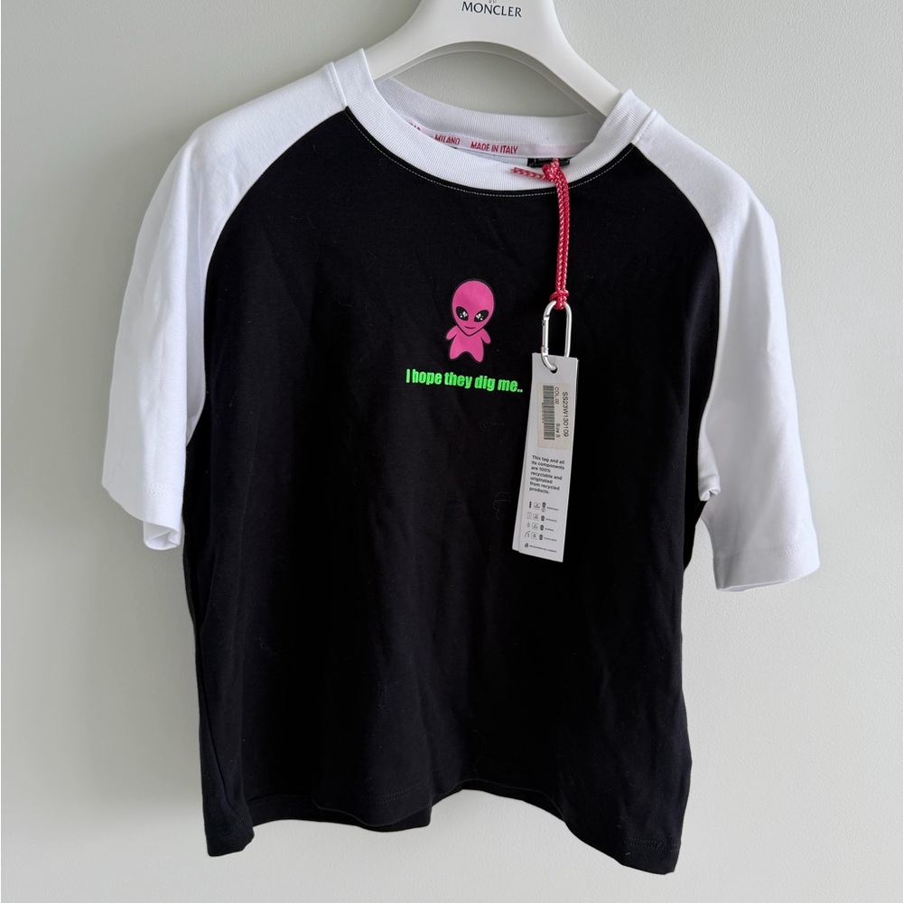 GCDS Black Wirdo T-Shirt - Picture 2 of 5